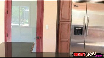rikki six blasted her beau pulverizing with step-mom.